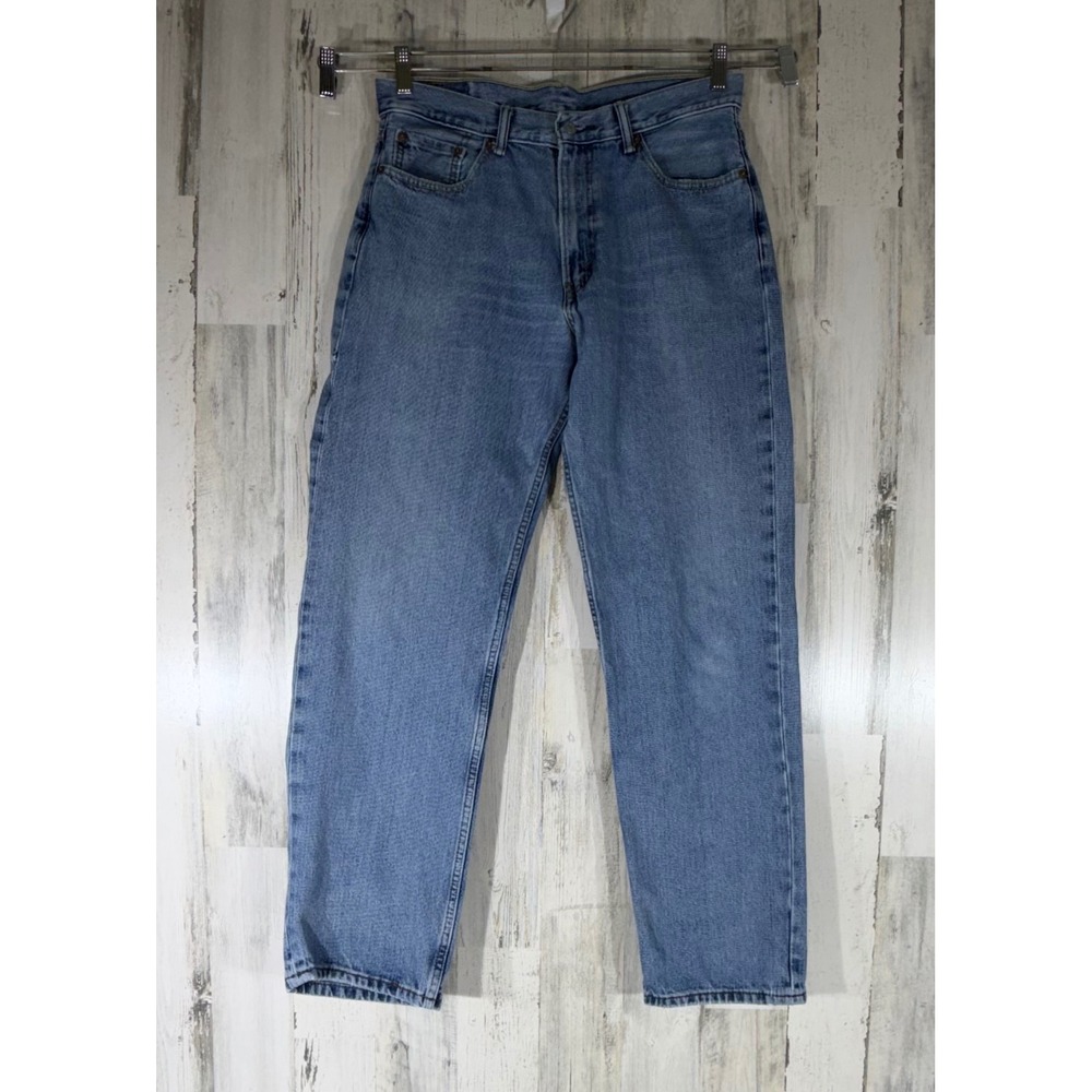 Levis 550 Relaxed Fit Tapered Leg Jeans 34x34 (32x32) Medium Wash Casual READ